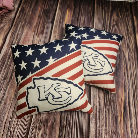 KC Chiefs Outdoor Throw Pillows (Set of 2)